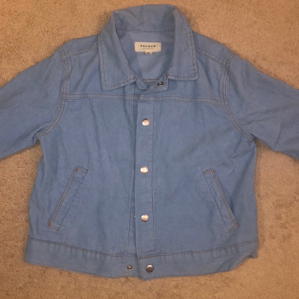 Corduroy Light Blue Jacket